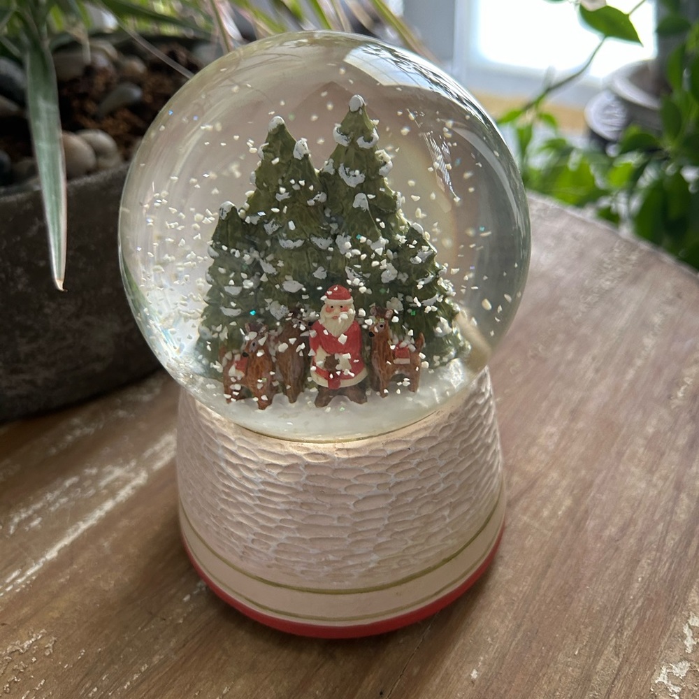 Hallmark Christmas musical snow globe.